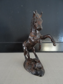 Metalen beeldje paard - VERKOCHT