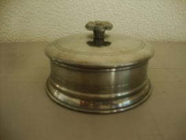 Tinnen pot met deksel - Gelria tin - Royal Dutch Pewter - VERKOCHT