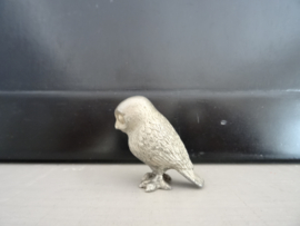 Miniatuur beeldje uiltje - metaal- VERKOCHT