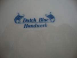 Delfts blauw wandbordje - Van het concert des levens - VERKOCHT
