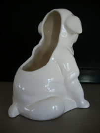 Vintage bloempotje hond - VERKOCHT