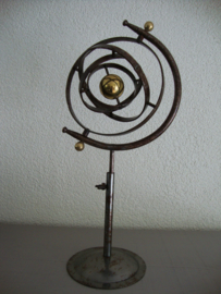 Metalen 'planetenstelsel' - decoratief - VERKOCHT