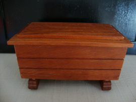 Houten kistje - vintage - VERKOCHT