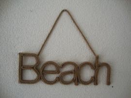 Bordje Beach - touw - VERKOCHT