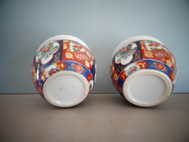 Imari bloempotjes - Set van 2 - VERKOCHT