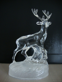 Beeld glas hert - VERKOCHT