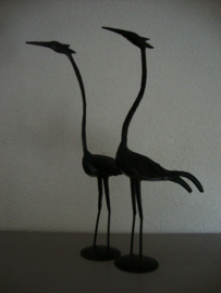 Set grote vintage vogels - kraanvogels - VERKOCHT