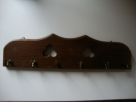 Houten sleutelrekje - VERKOCHT