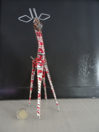 Giraffe recyclemetaal - VERKOCHT