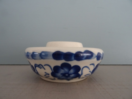 Kandelaar keramiek - Blauw / wit - VERKOCHT