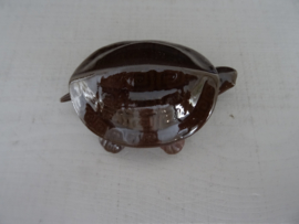 Beeldje schildpad - bruin