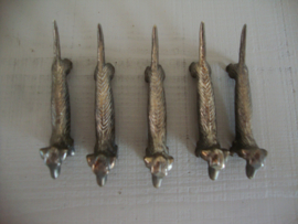 Messenleggers Teckel - zilverkleurig - VERKOCHT