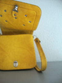 Vintage tas - geel - VERKOCHT