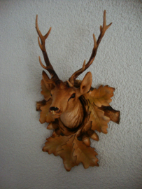 Vintage hertenkop - kunststof - VERKOCHT
