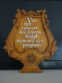 Tegel Van het concert des levens - VERKOCHT