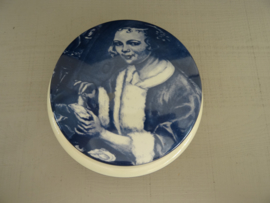 Delfts blauw dekselpotje - handpainted - VERKOCHT