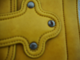 Vintage tas - geel - VERKOCHT