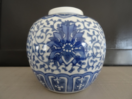 Gemberpot Chinees - blauw/wit - VERKOCHT