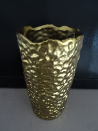 Vaas - goud/geel - VERKOCHT