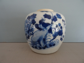 Gemberpot - blauw/wit - VERKOCHT