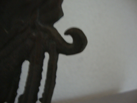 Oude muur decoratie paard - VERKOCHT
