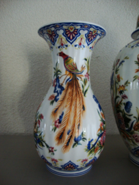Kaststel Italiaans - vogels en bloemen - VERKOCHT