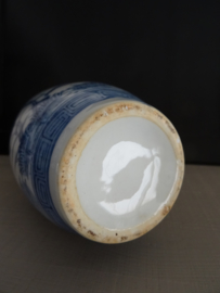 Vazen - blauw/wit - Chinees - VERKOCHT