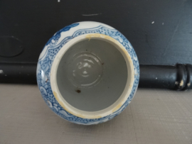Gemberpotje - Chinees - blauw/wit - VERKOCHT