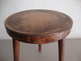 Houten krukje - decoratief - VERKOCHT