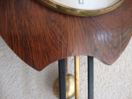 Vintage klok wandklok met slinger - Orfac - VERKOCHT