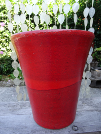Grote oranje bloempot- VERKOCHT