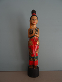 Sawadee beeldje - Thailand - hout - VERKOCHT