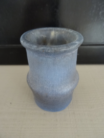 Blauw vaasje - keramiek - vintage - VERKOCHT