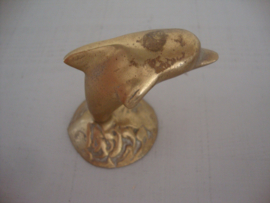 Koperen of messing dolfijn - VERKOCHT