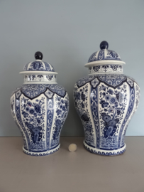 Dekselpot Boch - Delfts blauw - dekselvaas - VERKOCHT