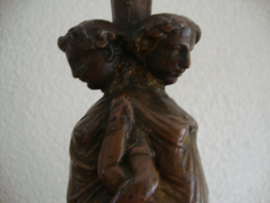 Set zware kandelaren - ca. 1920 - VERKOCHT