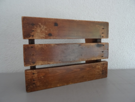 Houten krukje - vintage - VERKOCHT