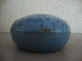 Keramiek bloemsteker - rozensteker - blauw - VERKOCHT