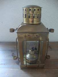 Koperen lantaarn olielamp - VERKOCHT