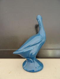 Beeldje eend - blauw - VERKOCHT