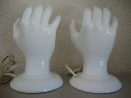 Vintage lampen hand - VERKOCHT