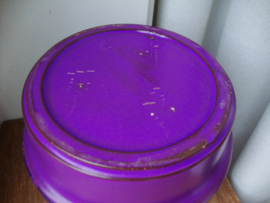 Vintage bloempot Adco - paars - VERKOCHT