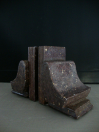 Marmeren boekensteunen - Fairtrade - VERKOCHT