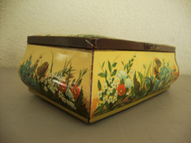 Oude trommel / blik vogel - VERKOCHT