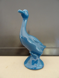 Beeldje eend - blauw - VERKOCHT