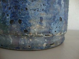 Vintage lamp - Keramiek - A. Moerings Gouda - blauw - VERKOCHT