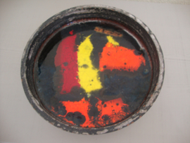 Zware vintage schaal - keramiek - aardewerk - VERKOCHT