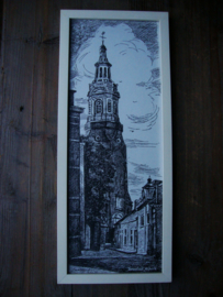 Prent toren van Nijkerk - VERKOCHT