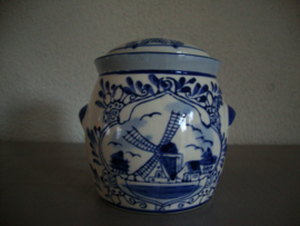 Delfts blauw mosterdpotje - VERKOCHT