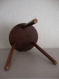 Houten krukje - decoratief - VERKOCHT